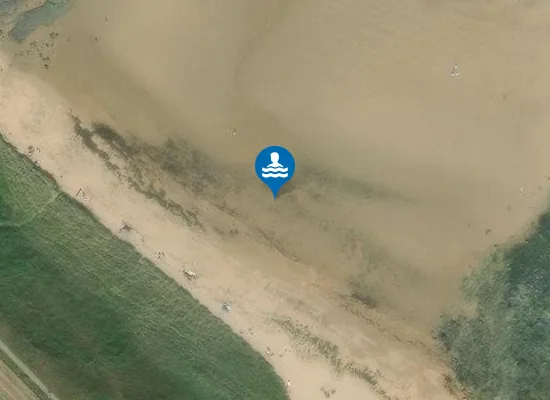 Satellite image of Suger Sands