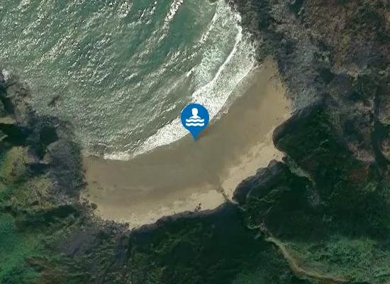 Satellite image of Traeth Bach