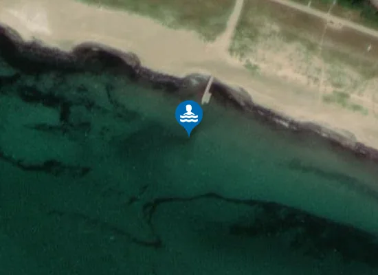 Satellite image of MAGLEHØJ STRAND