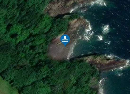 Satellite image of Golden Cove