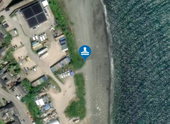 Satellite image of Sandy Cove