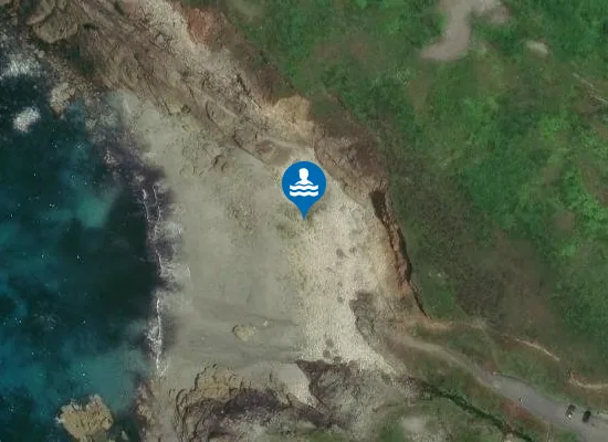 Satellite image of Porth Nanven