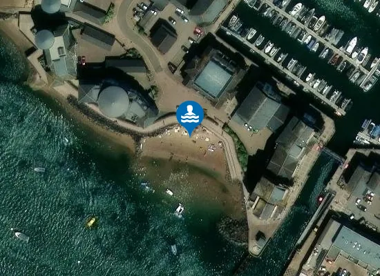 Satellite image of Pirate Cove