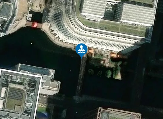 Satellite image of Love Open Water Canary Wharf