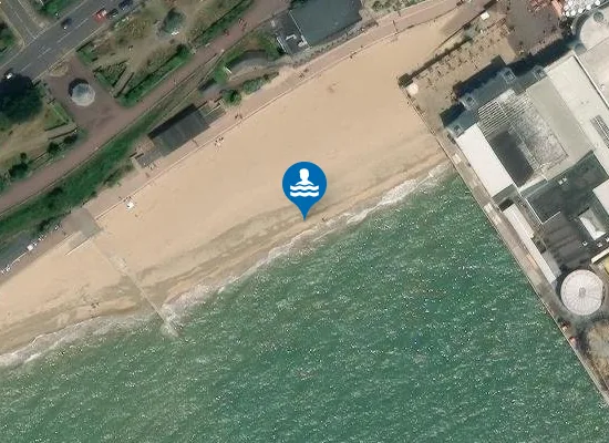 Satellite image of West Beach