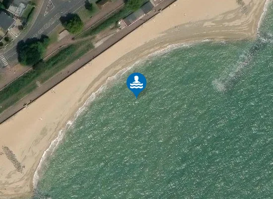 Satellite image of Anglefield Bay