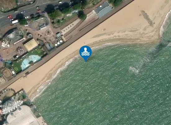 Satellite image of Queens Bay