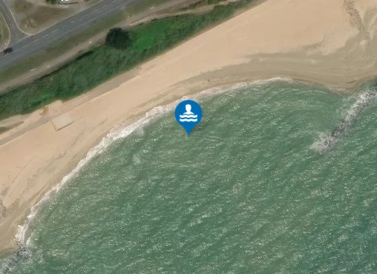Satellite image of Fiddle Fish Bay