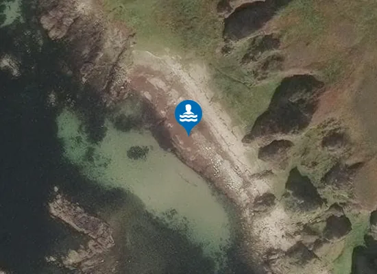 Satellite image of The Caves