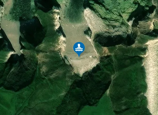 Satellite image of Little Thornwick Bay