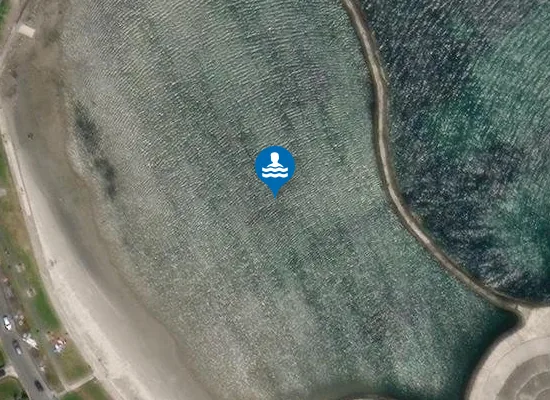 Satellite image of Millisle Lagoon