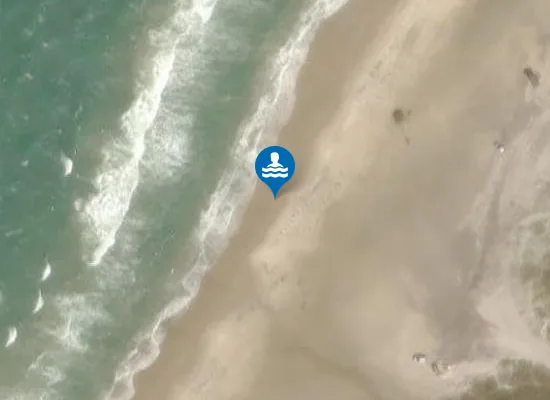 Satellite image of TORNBY STRAND