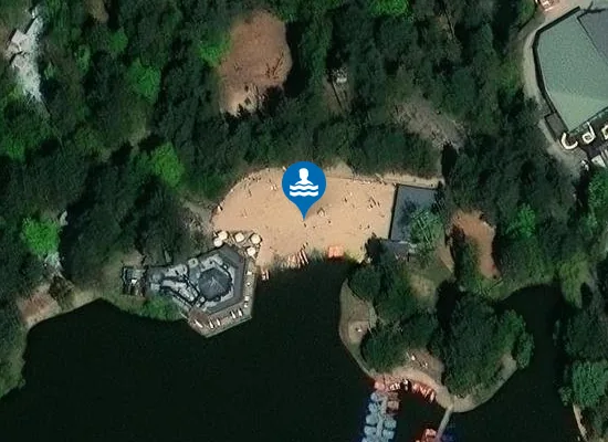 Satellite image of The Beach