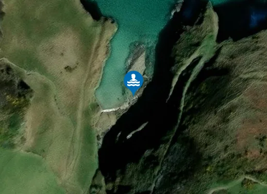 Satellite image of Bossiney haven