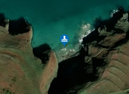 Satellite image of Benoath Cove