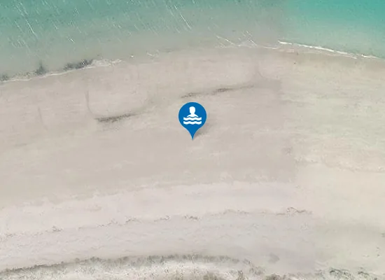 Satellite image of Tràigh Bhàn