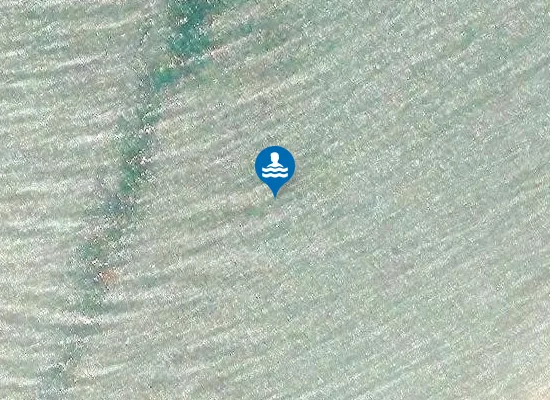 Satellite image of Tràigh na Rèill