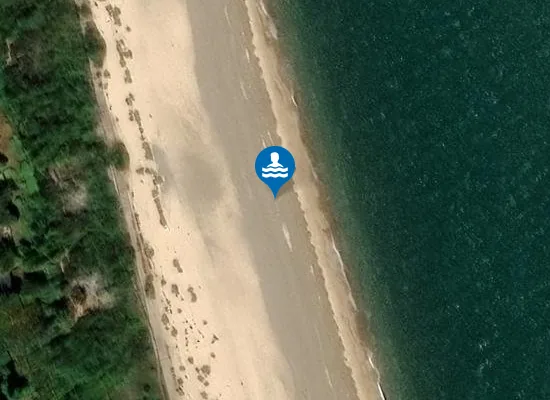 Satellite image of Corton Sands