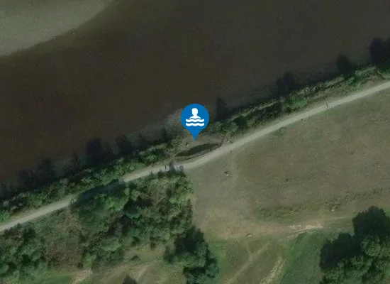 Satellite image of Shingle Beach