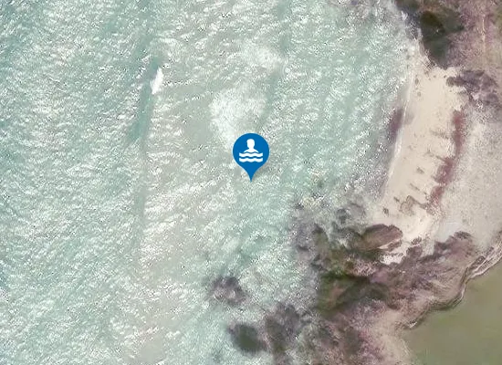 Satellite image of Tràigh Bheireal