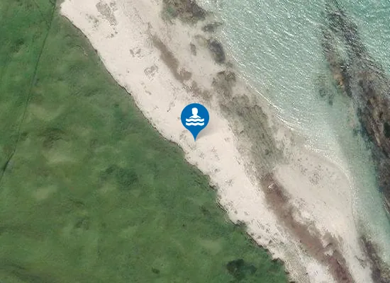 Satellite image of Tràigh na h-Osnaishe