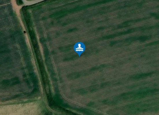 Satellite image of Sandy Haven Beach