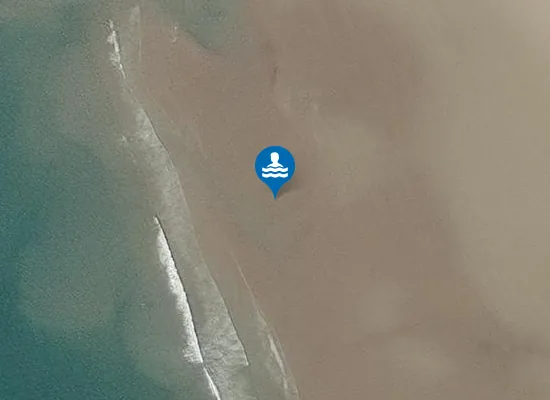 Satellite image of Traeth Harlech