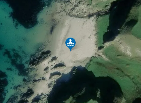Satellite image of Traigh Bhan