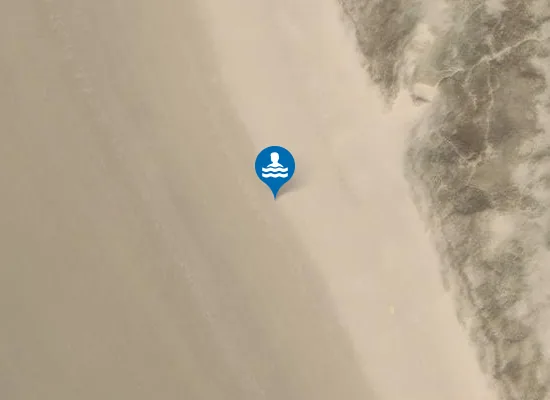 Satellite image of Traeth Penrhos