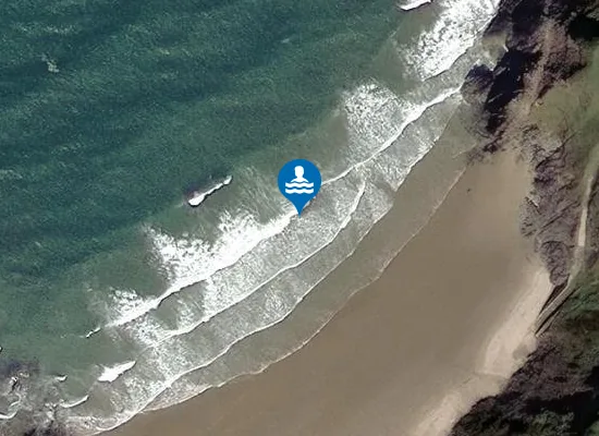 Satellite image of Traeth Towyn