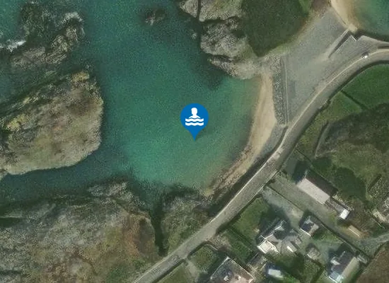 Satellite image of Porth Castell