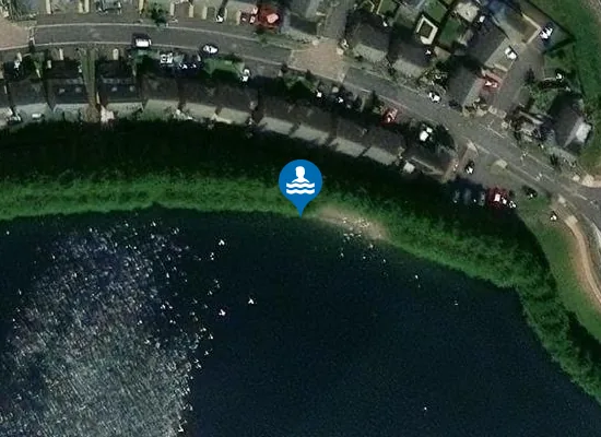 Satellite image of Doncaster Lakeside Beach