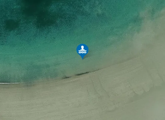 Satellite image of Tràigh Bhalla