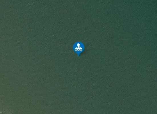 Satellite image of Cowden Sands