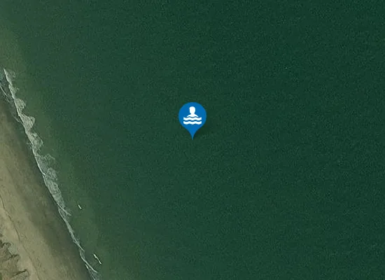Satellite image of Rolston Sands