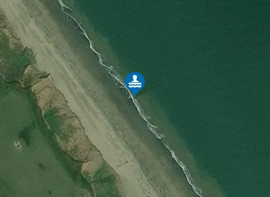 Satellite image of Mappleton Sands