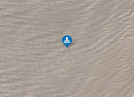 Satellite image of Llanrhystud Beach