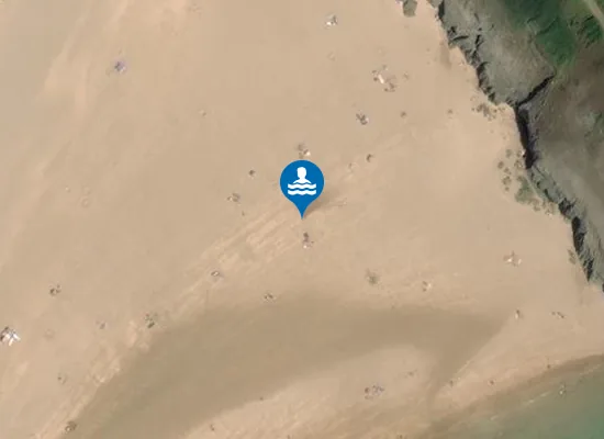 Satellite image of Broad Haven South