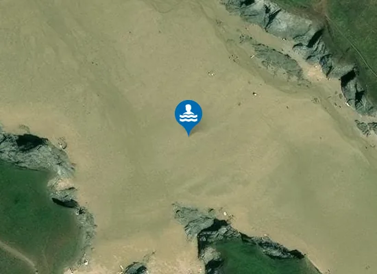 Satellite image of Porth Joke