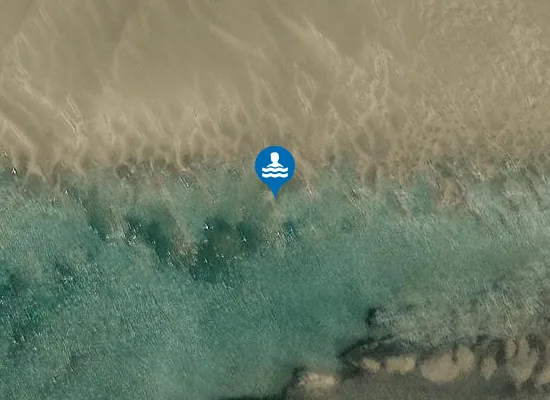 Satellite image of South Gut