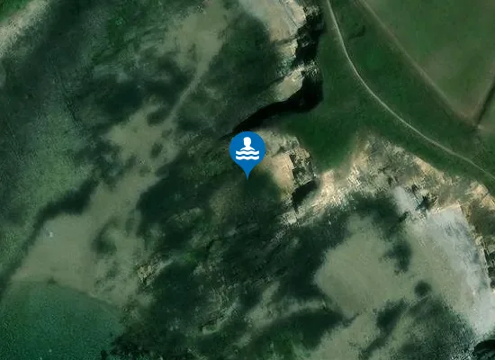 Satellite image of Porthlysgi Bay