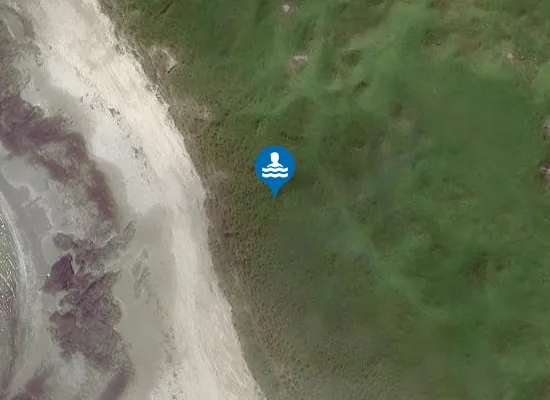 Satellite image of Tràigh nan Gilean