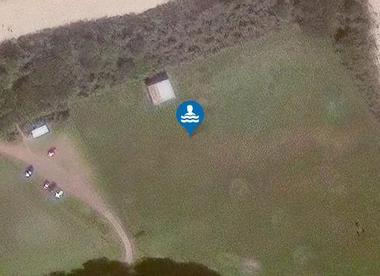 Satellite image of Seacliff Beach