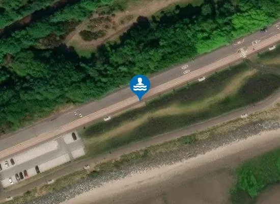 Satellite image of Broughty Ferry Beach