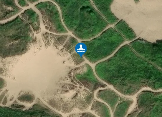 Satellite image of Saunton Sands