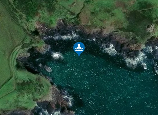 Satellite image of Housel Bay