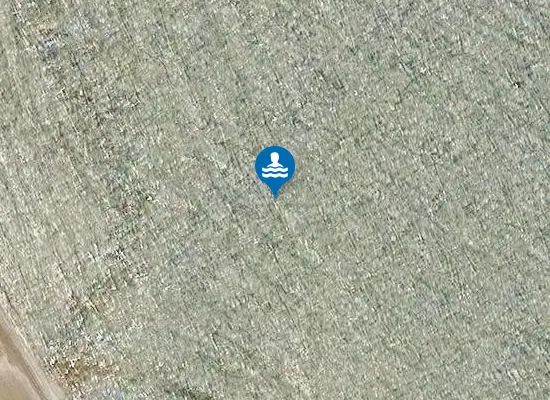 Satellite image of North Gare Sands