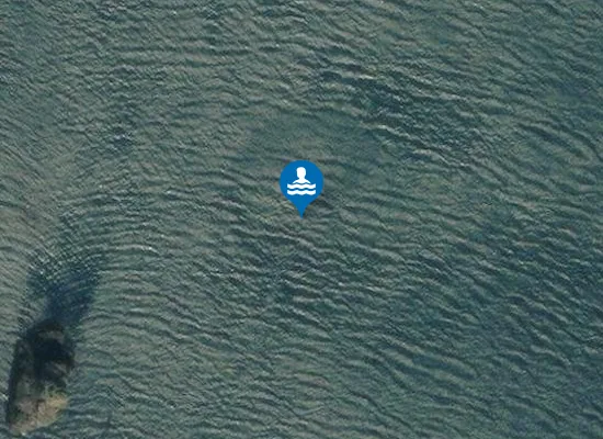 Satellite image of Lang Ayre