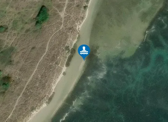 Satellite image of The Spit