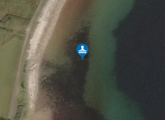 Satellite image of Grogport Beach